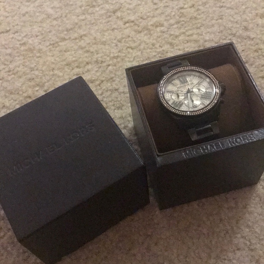 Black Michael Kors watch